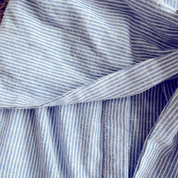 💙💙Missguided striped cotton shirt dress size 4 - Picture 3 of 6